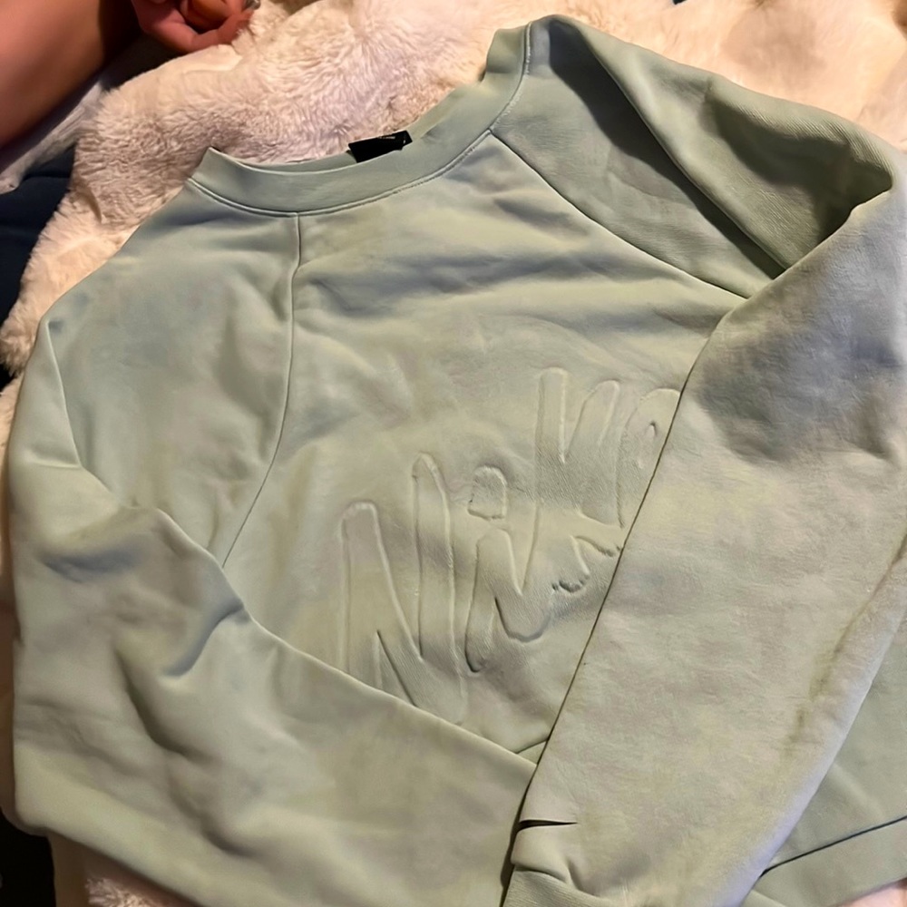 Light green nike sweater